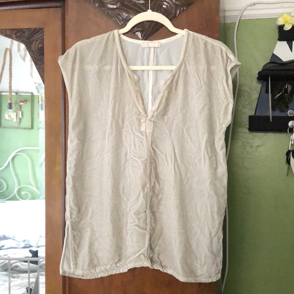CP Shade Sol silk velvet shirt